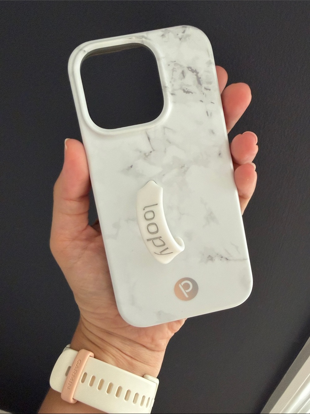 Loopy White Marble Phone Case - iPhone 15 Pro